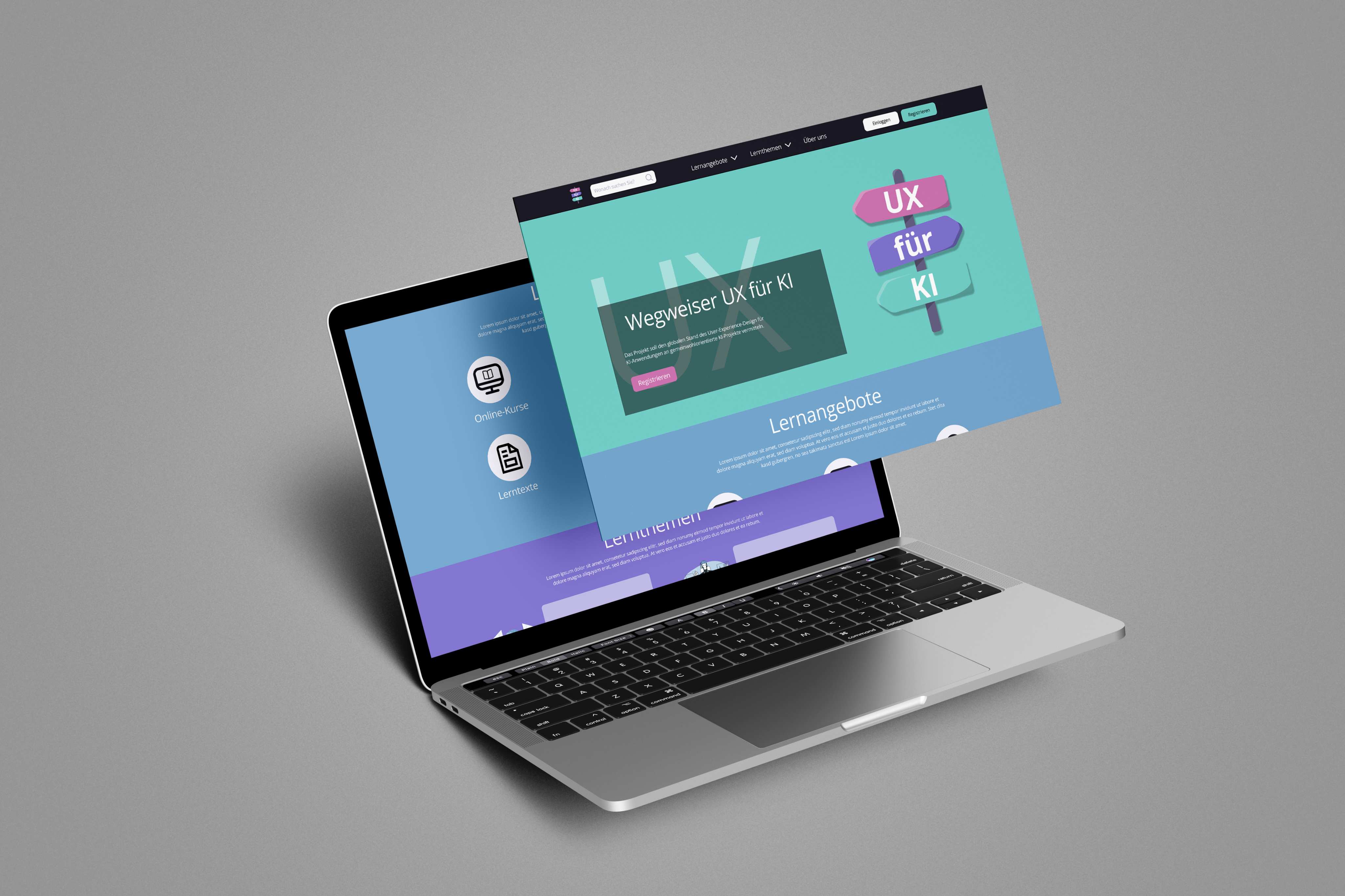 Wegweiser UX für KI - Lehrplattform