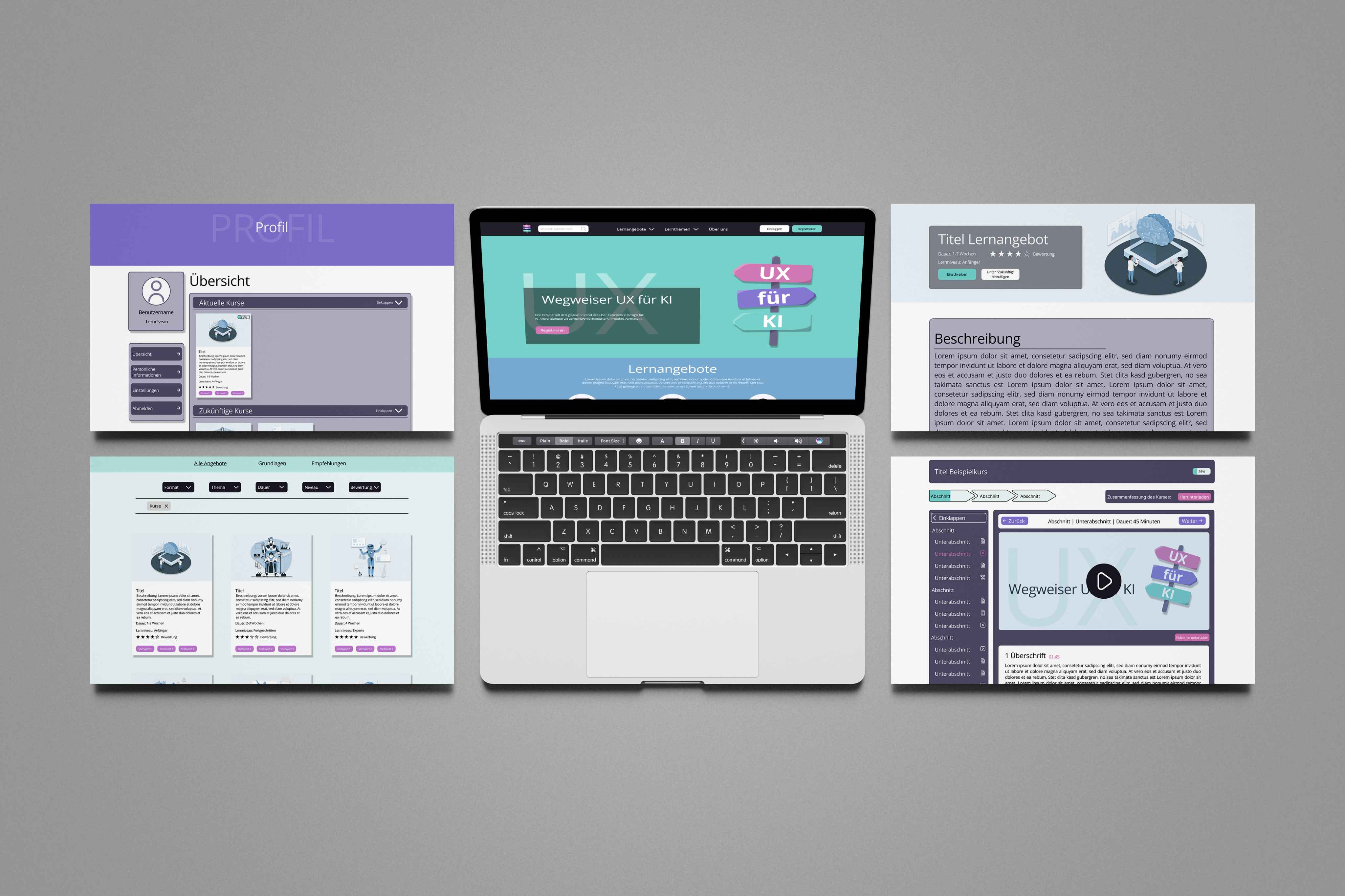 Wegweiser-UX-fuer-KI Lehrplattform Mockup 3